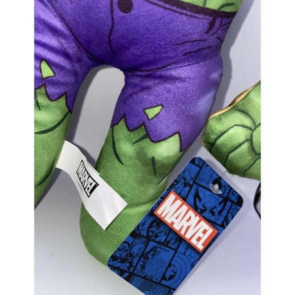 THANOS & HULK  2in1 Marvel Half Ems 18" Tall /Double Sided Plush Toy  New W/Tags - Picture 5 of 6